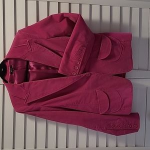 Fushia Corduroy Jacket